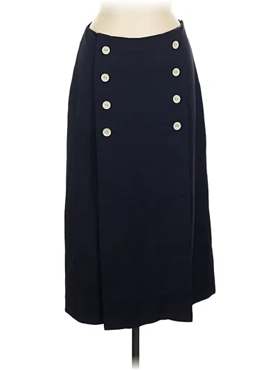 Pre-owned Express Formal Skirt In Blue