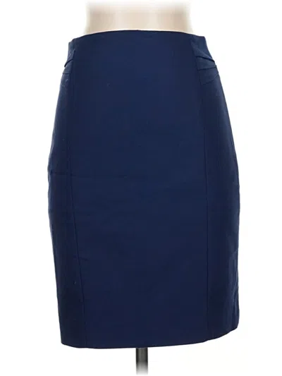 Pre-owned Express Formal Skirt In Blue