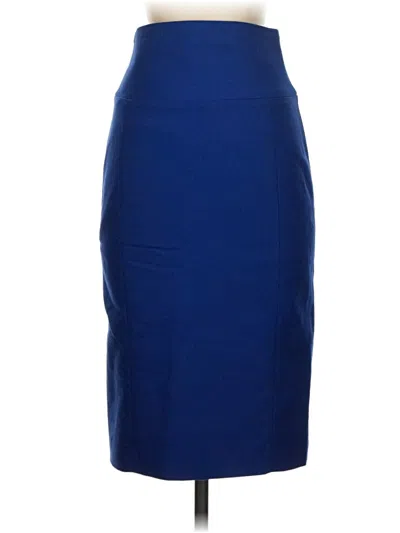 Pre-owned Express Formal Skirt In Blue