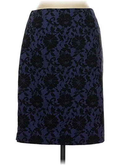Pre-owned Express Formal Skirt In Blue