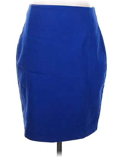Pre-owned Express Formal Skirt In Blue