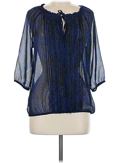 Pre-owned Express Formal Skirt In Blue
