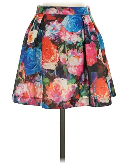 Pre-owned Express Formal Skirt In Blue