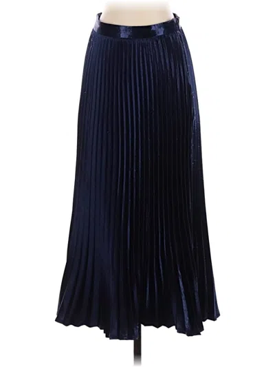 Pre-owned Express Formal Skirt In Blue
