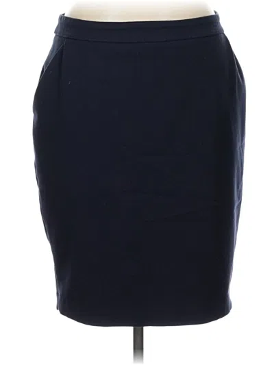 Pre-owned Express Formal Skirt In Blue