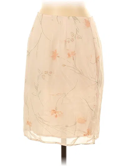 Pre-owned Express Formal Skirt In Brown