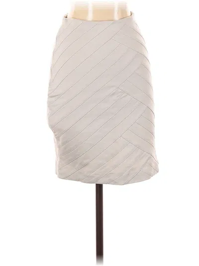 Pre-owned Express Formal Skirt In Brown