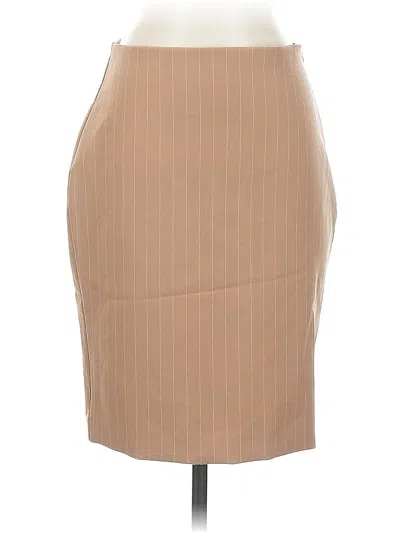Pre-owned Express Formal Skirt In Brown