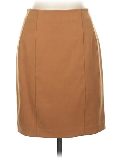 Pre-owned Express Formal Skirt In Brown