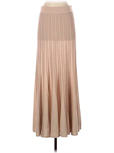 Pre-owned Express Formal Skirt In Brown