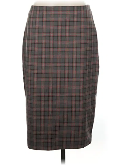 Express Formal Skirt In Brown