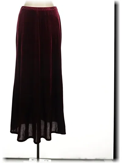 Pre-owned Express Formal Skirt In Burgundy