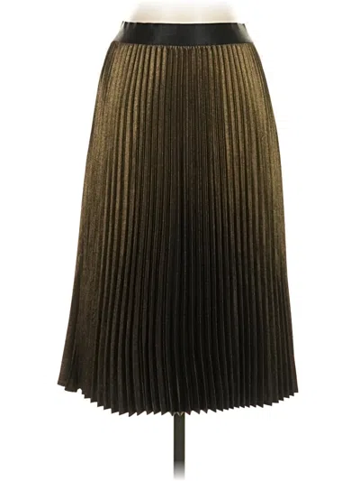 Pre-owned Express Formal Skirt In Gold