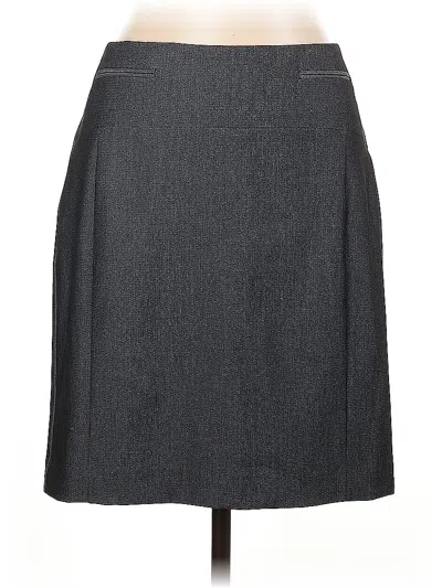 Pre-owned Express Formal Skirt In Gray