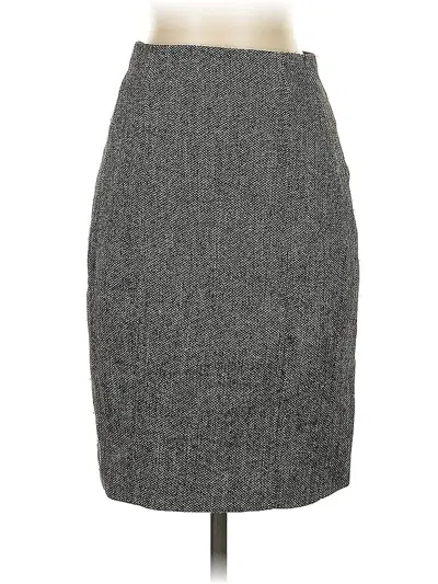 Pre-owned Express Formal Skirt In Gray