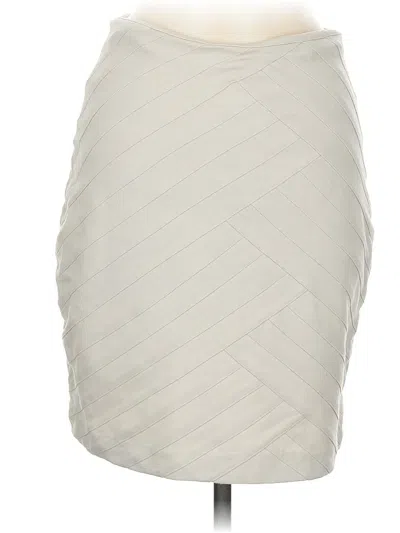 Pre-owned Express Formal Skirt In Gray