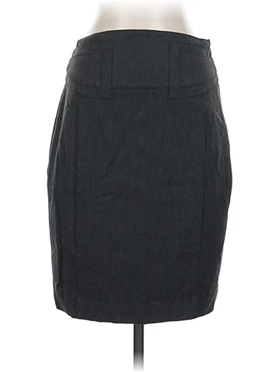 Pre-owned Express Formal Skirt In Gray