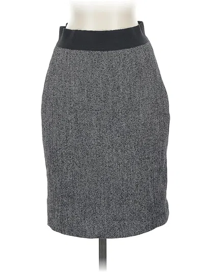 Pre-owned Express Formal Skirt In Gray