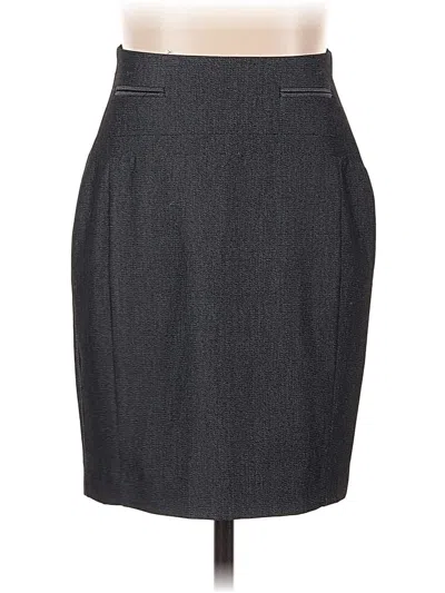 Pre-owned Express Formal Skirt In Gray