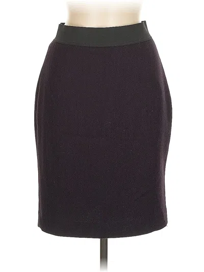 Pre-owned Express Formal Skirt In Gray