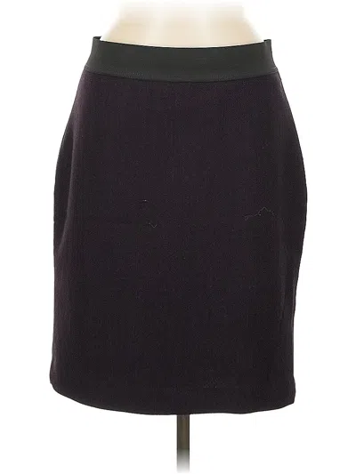 Pre-owned Express Formal Skirt In Gray