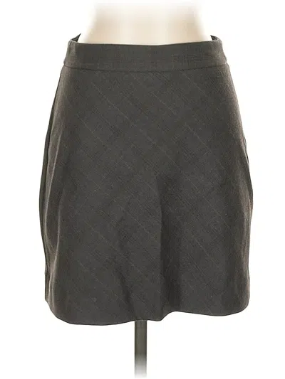 Pre-owned Express Formal Skirt In Gray