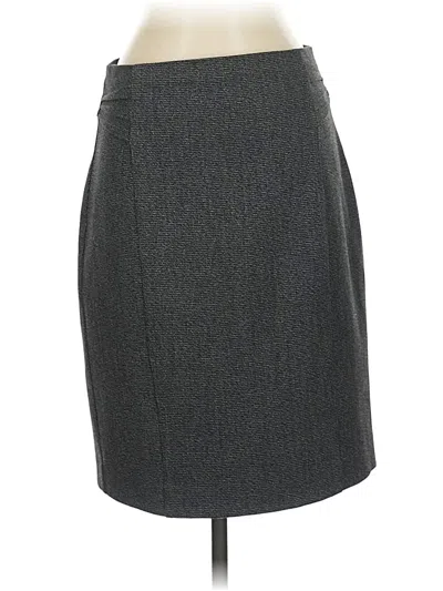 Pre-owned Express Formal Skirt In Gray