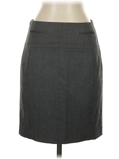 Pre-owned Express Formal Skirt In Gray