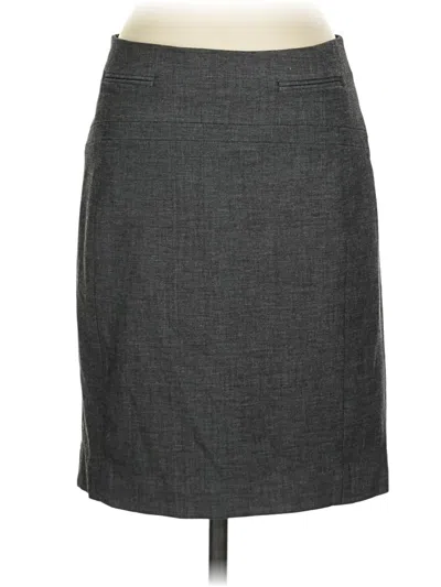 Pre-owned Express Formal Skirt In Gray