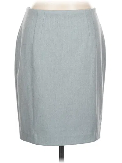 Pre-owned Express Formal Skirt In Gray