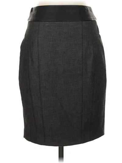 Pre-owned Express Formal Skirt In Gray