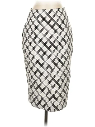 Pre-owned Express Formal Skirt In Gray