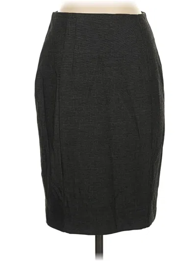 Pre-owned Express Formal Skirt In Gray