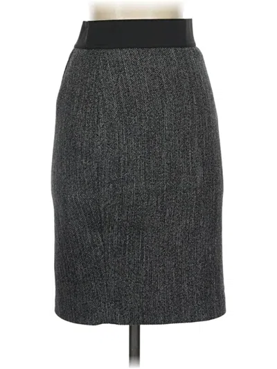 Pre-owned Express Formal Skirt In Gray