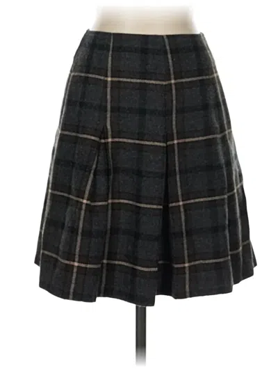 Pre-owned Express Formal Skirt In Gray