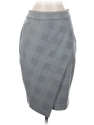 Pre-owned Express Formal Skirt In Gray