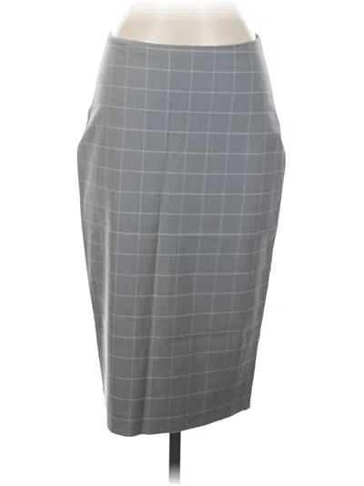 Pre-owned Express Formal Skirt In Gray