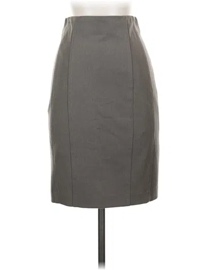 Pre-owned Express Formal Skirt In Gray