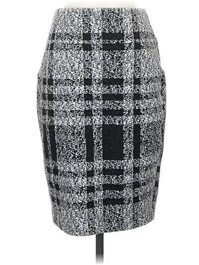 Pre-owned Express Formal Skirt In Gray