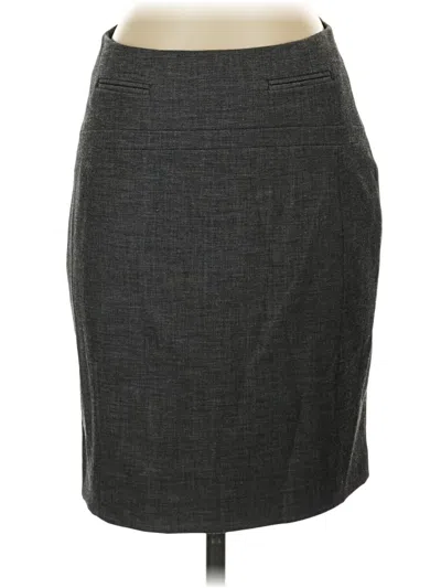 Pre-owned Express Formal Skirt In Gray