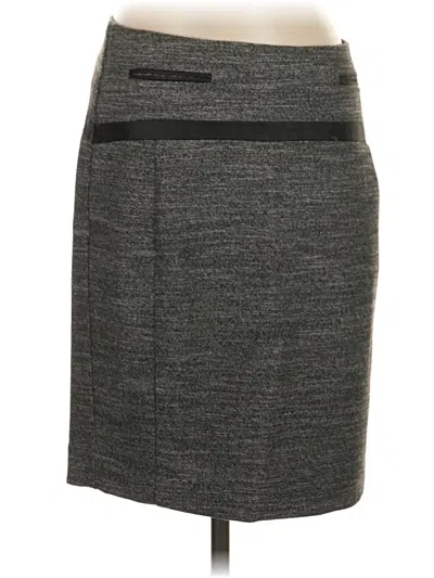 Pre-owned Express Formal Skirt In Gray