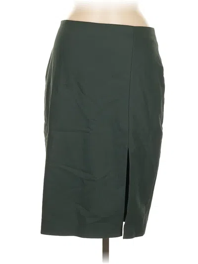 Pre-owned Express Formal Skirt In Green