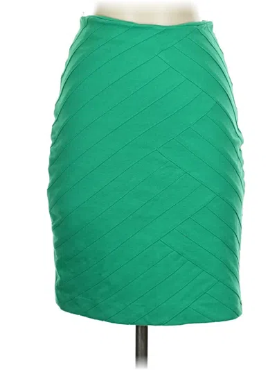 Pre-owned Express Formal Skirt In Green