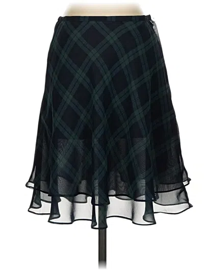 Pre-owned Express Formal Skirt In Green