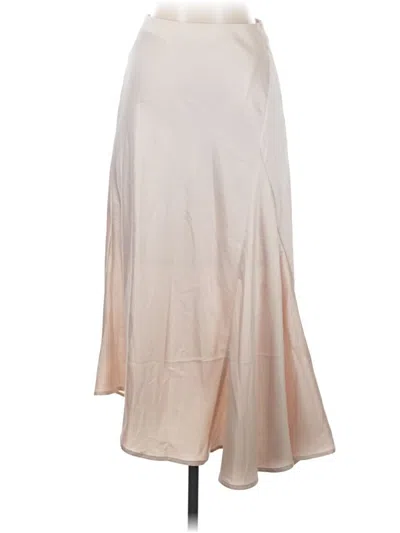Pre-owned Express Formal Skirt In Ivory