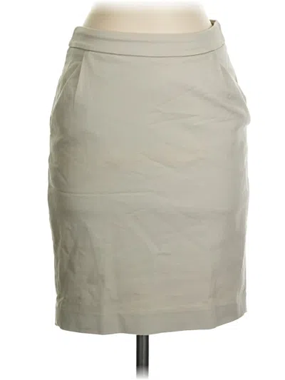 Pre-owned Express Formal Skirt In Ivory