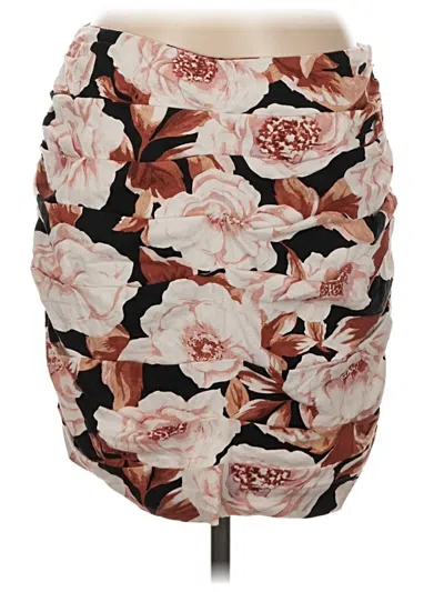 Pre-owned Express Formal Skirt In Ivory