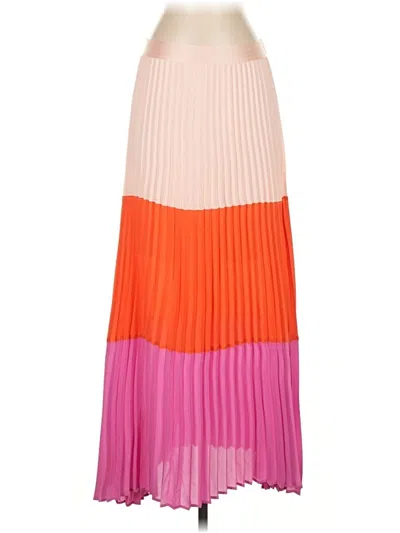 Pre-owned Express Formal Skirt In Orange