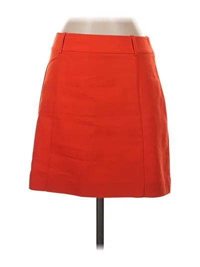 Pre-owned Express Formal Skirt In Orange
