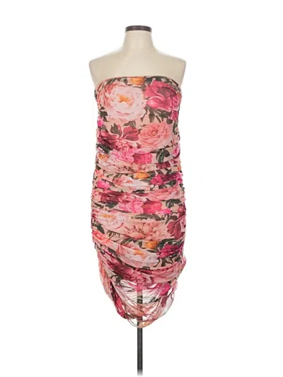 Pre-owned Express Formal Skirt In Pink
